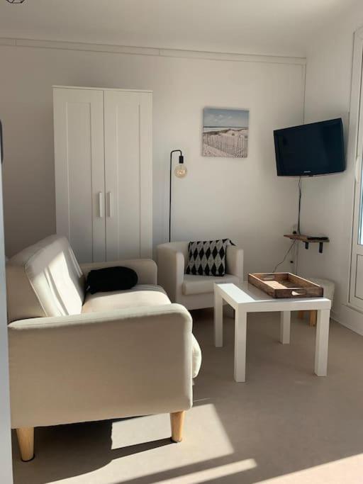 Studio Face Mer Acces Direct A La Plage ลา แบร์เนอรี ออง เรตซ์ ภายนอก รูปภาพ